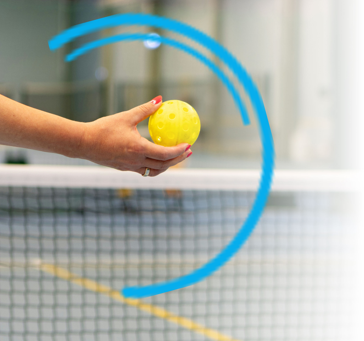 A logo for a tennis and pickleball fundraising tournament for spinal cord injury