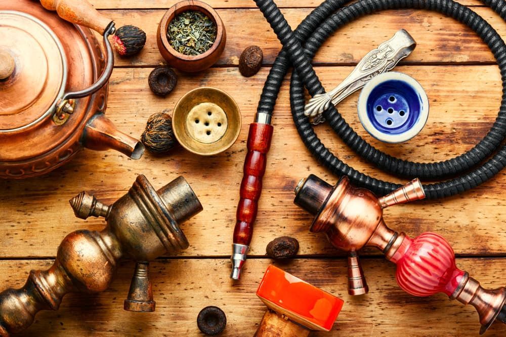 There Are Many Different Types of Hookahs on The Table — Mini Market Townsville Smoke Shop in Townsville City, QLD