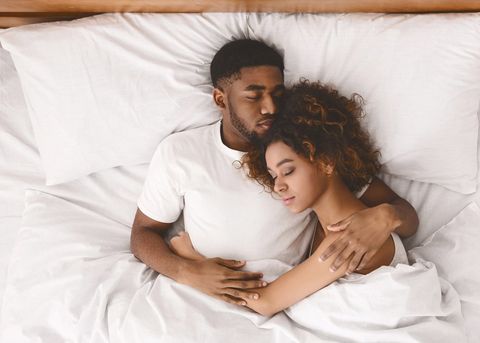 Couple Sleeping Together in Bed — Fredericksburg, VA — Central Virginia Sleep Center