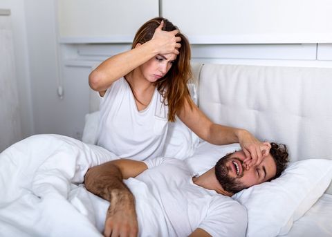 Man Snoring and Woman Can't Sleep — Fredericksburg, VA — Central Virginia Sleep Center
