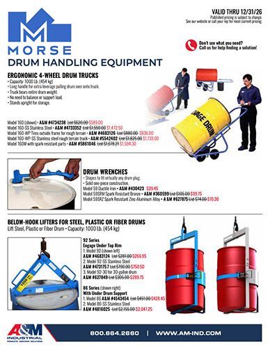 Morse Drum Handling Sale