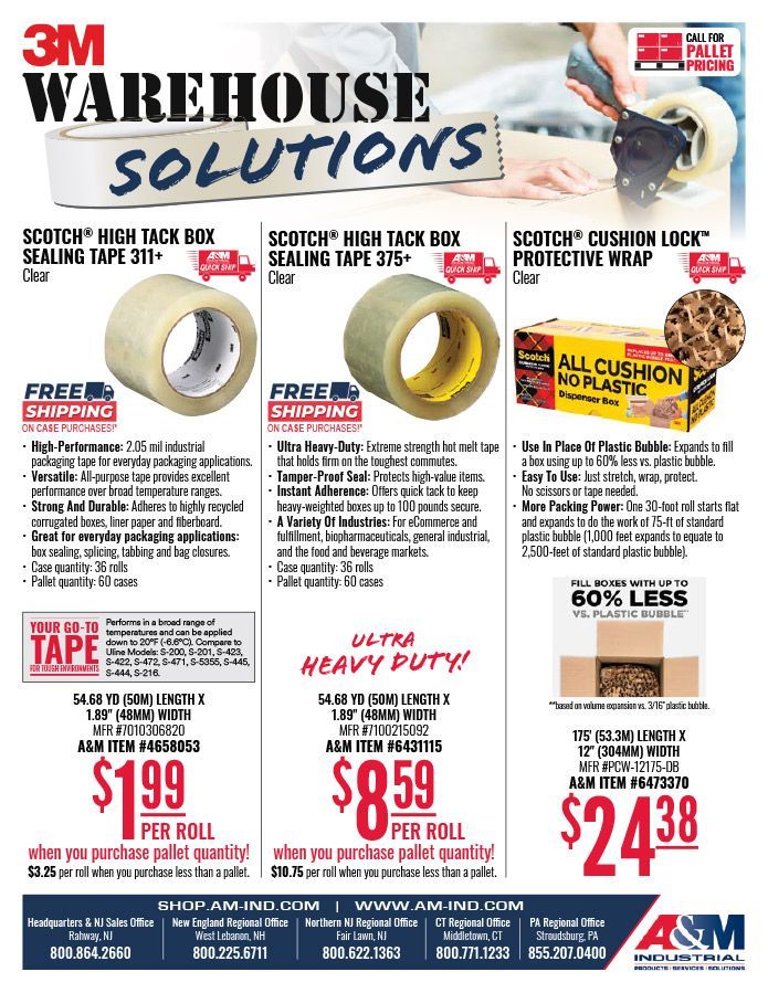 Warehouse Packaging Supplies Sale