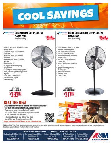 Airmaster Fans Sale