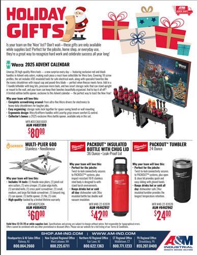 Great employee gifts for machinists, construction workers, utility workers and more