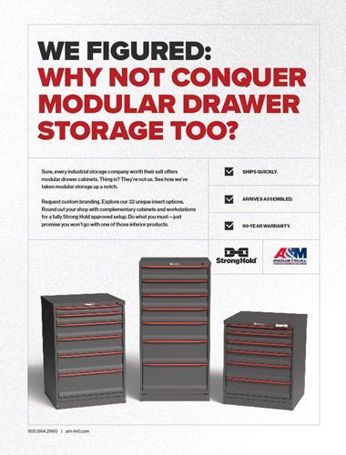 Stonghold Modular Drawers and Rigging Storage Cabinets