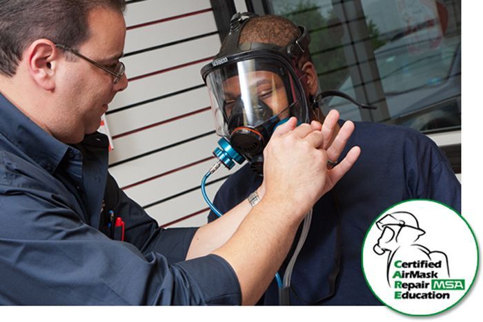 A&M Industrial is an MSA authorized C.A.R.E and R.I.T.E service center and can perform respiratory fit testing to ensure the fit of your SCBA