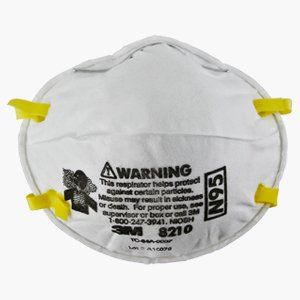 Respiratory protection including N95 masks, construction masks, respirators, respirator cartridges, disposable masks