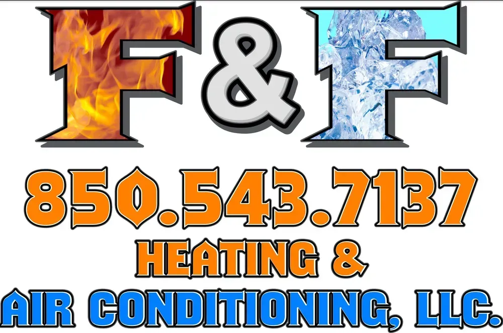 Logo for F&F Heating & Air Conditioning, LLC: 