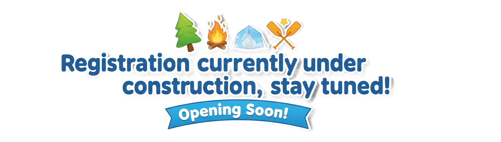 A colorful logo for the 2025 camp season