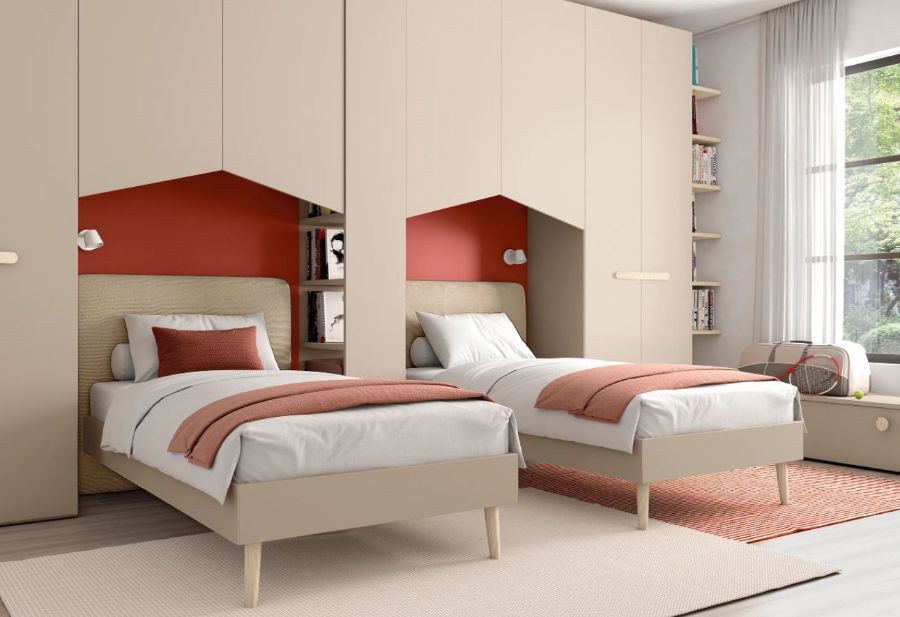camerette con doppio letto