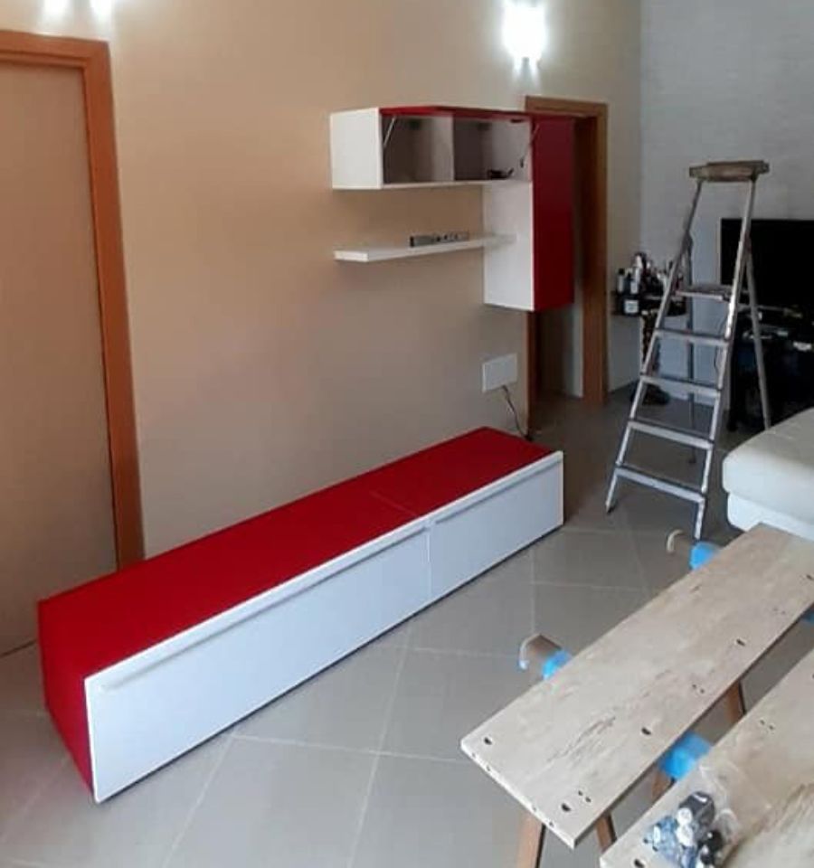 mobile progettato su misura per zona giorno