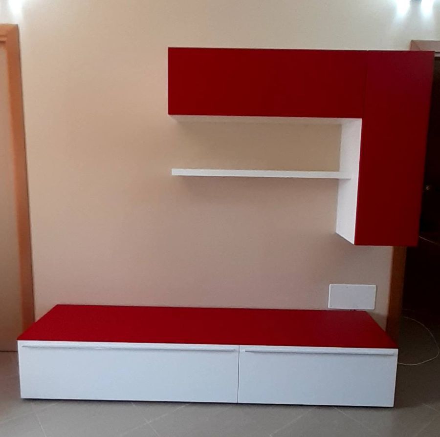 mobile personalizzato per zona giorno