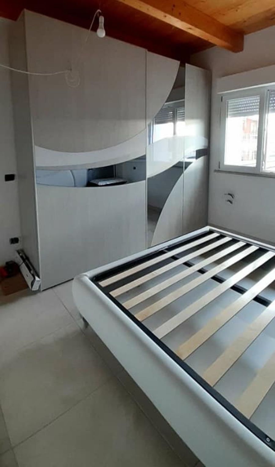 letto matrimoniale con contenitore