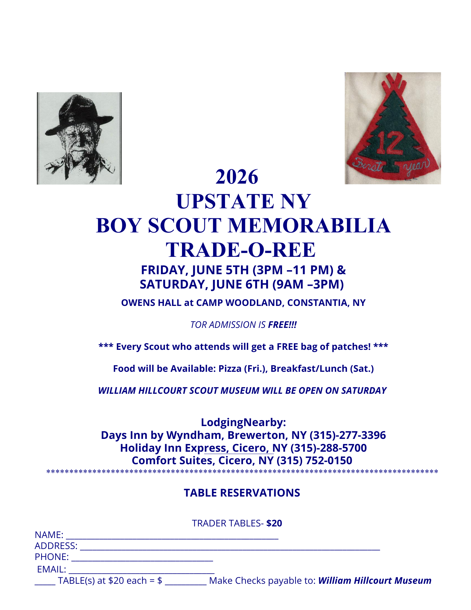 2026 Memorabilia Trade-O-Ree