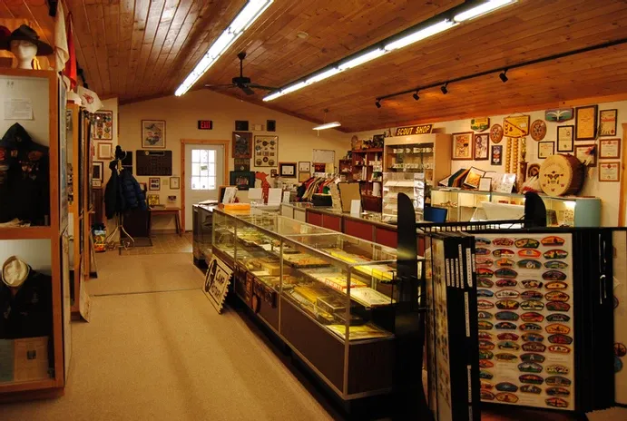 Inside of William Hillcourt Museum