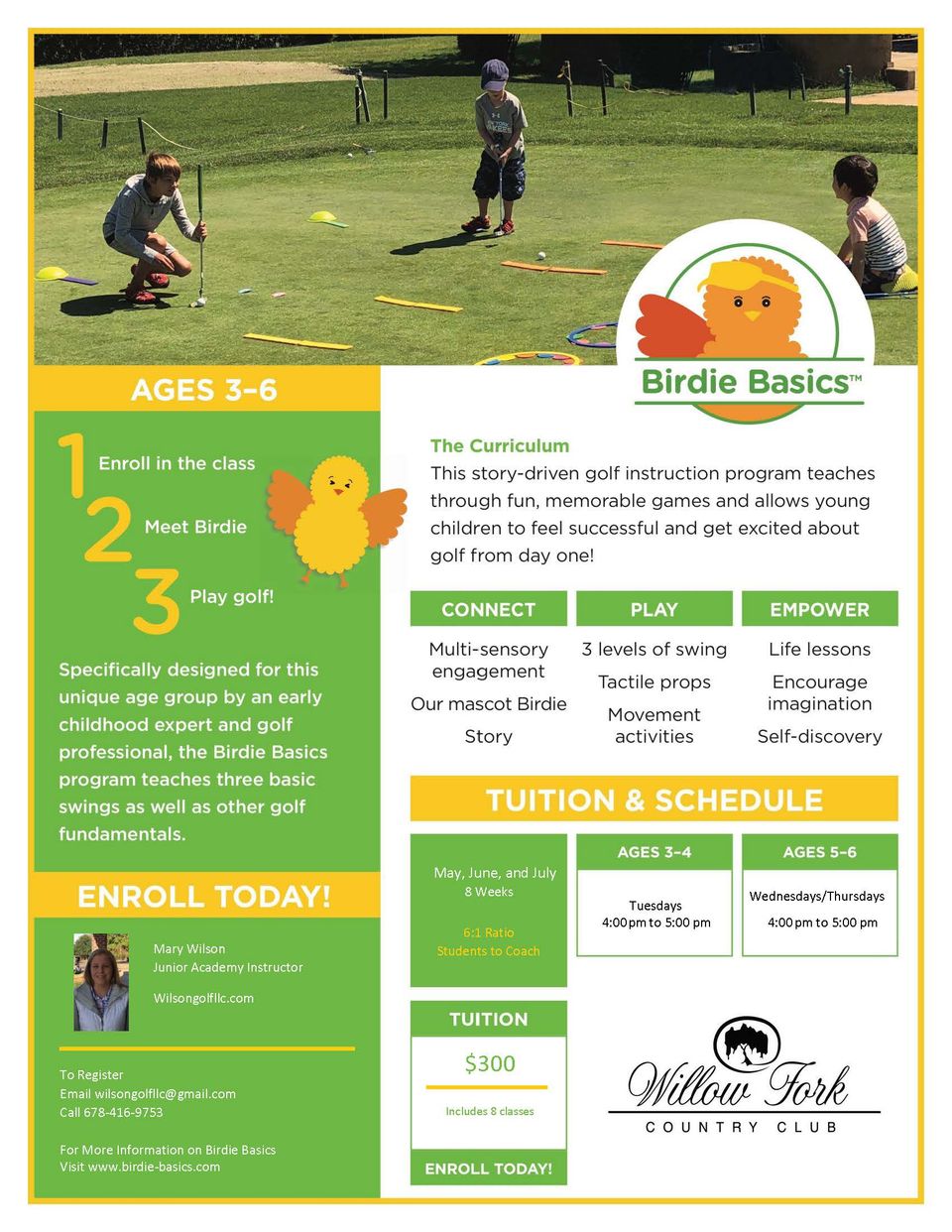 Junior Golf Willow Fork Country Club Katy Tx