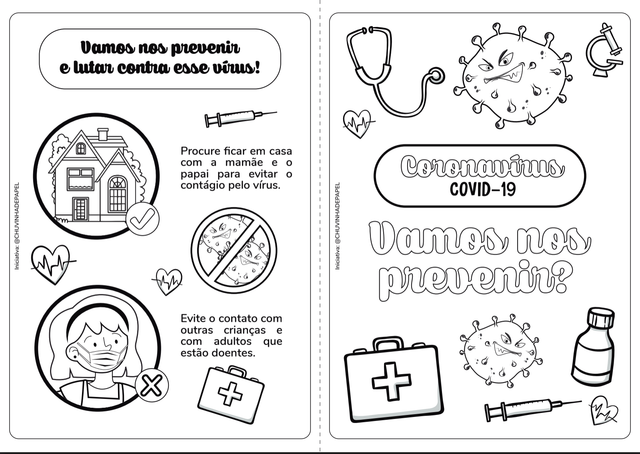 Jogo da Memória - Prevenção Corona Vírus