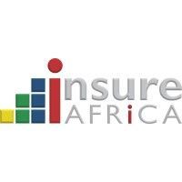 Logo for Insure Africa, with a colorful graphic and text.