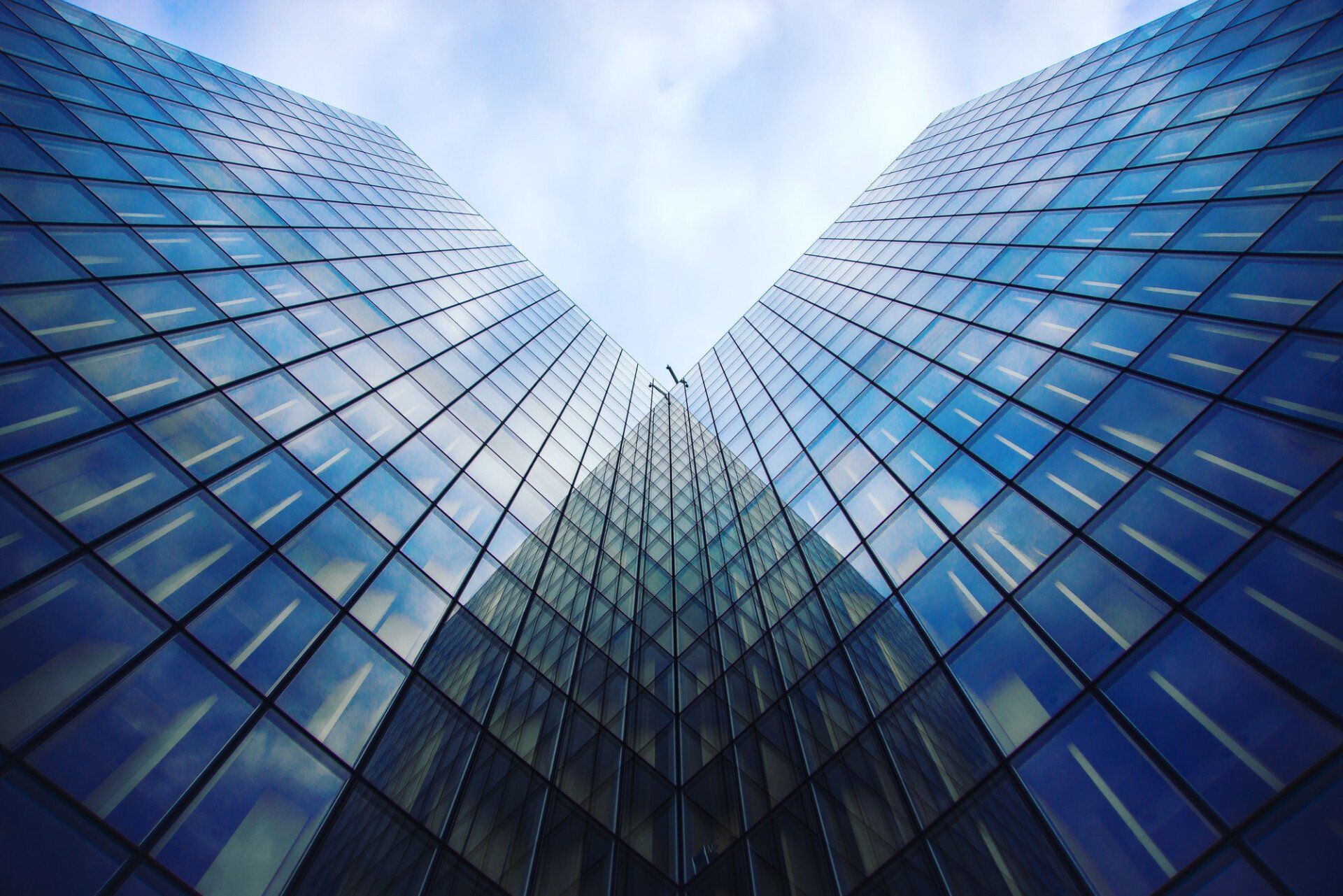 Windows on office block