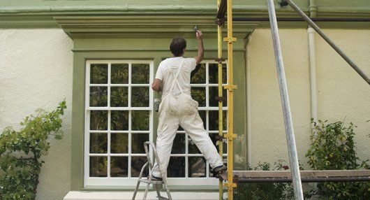 sash window painting 