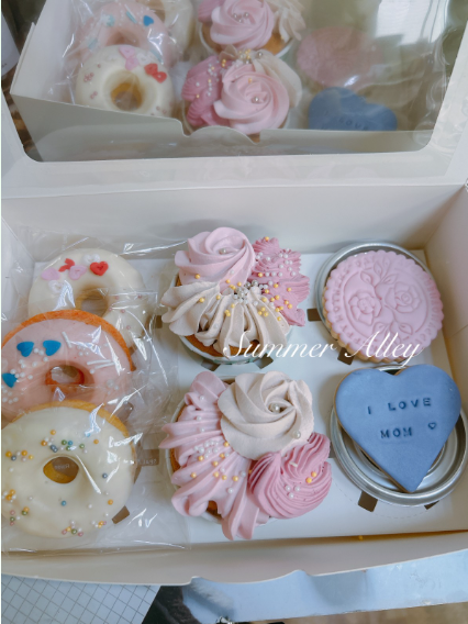 絢彩甜甜圈蛋糕