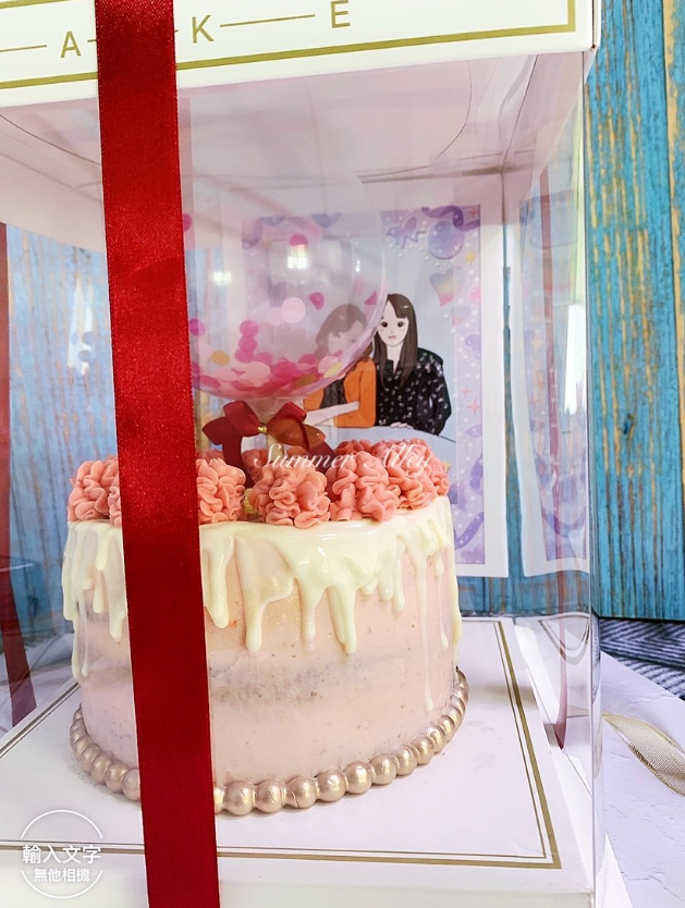 超級氣質粉嫩氣球閃亮蛋糕