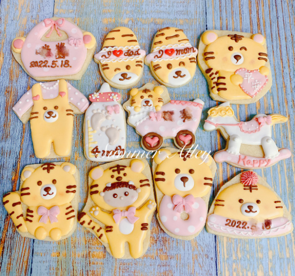 生肖寶寶生日/收涎餅乾禮（12片）