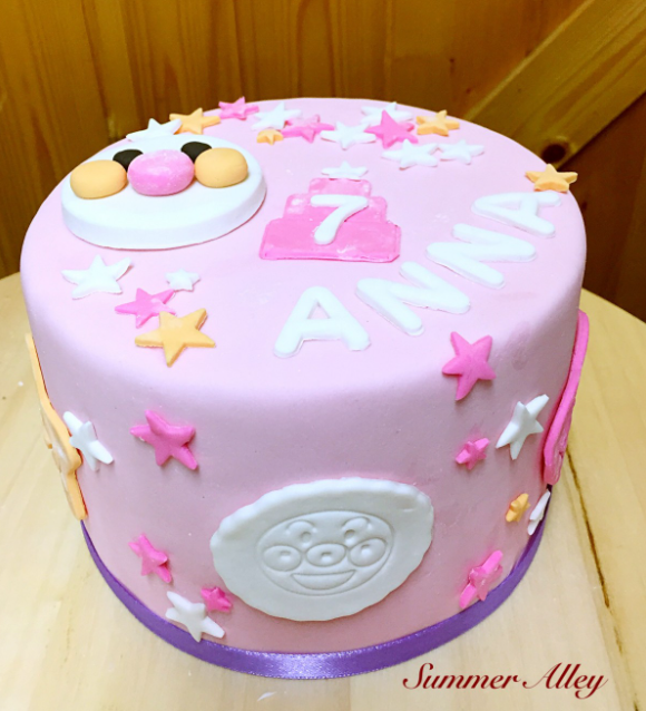 平面卡通翻糖蛋糕6吋