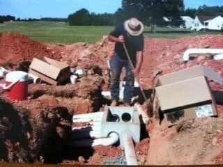 Man on Work | Scottsville, VA | Arthur's Septic Service