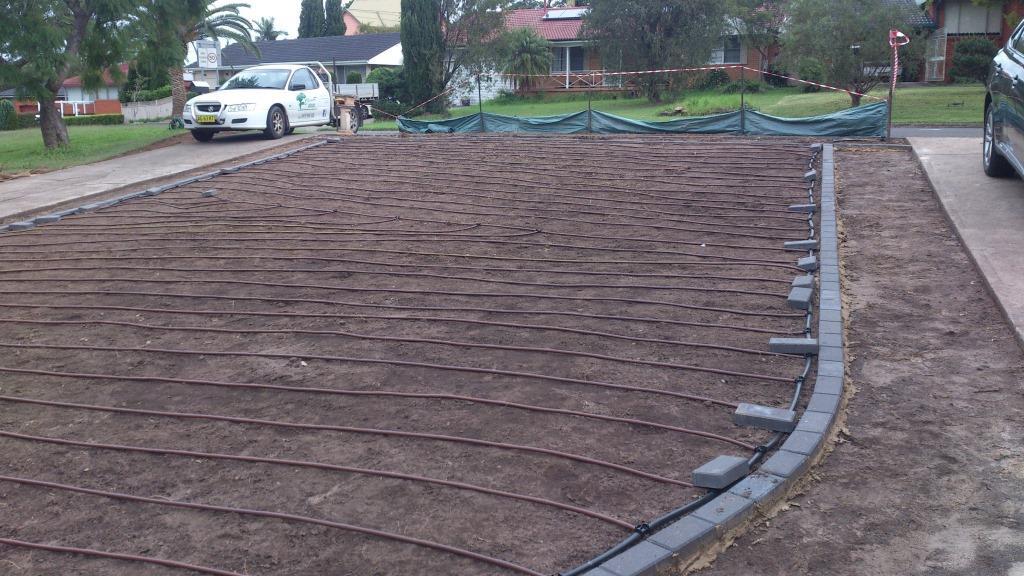 Irrigation Services Photo Before — Mt Riverview, NSW ¬¬— Eternal Landscapes