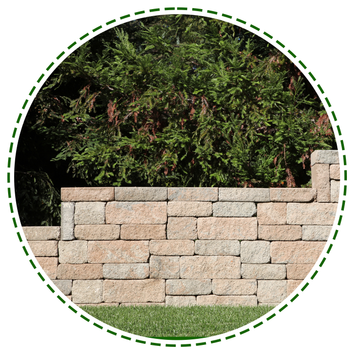 Retaining Wall with Brick Blocks Retaining Walls Design — Mt Riverview, NSW ¬¬— Eternal Landscapes