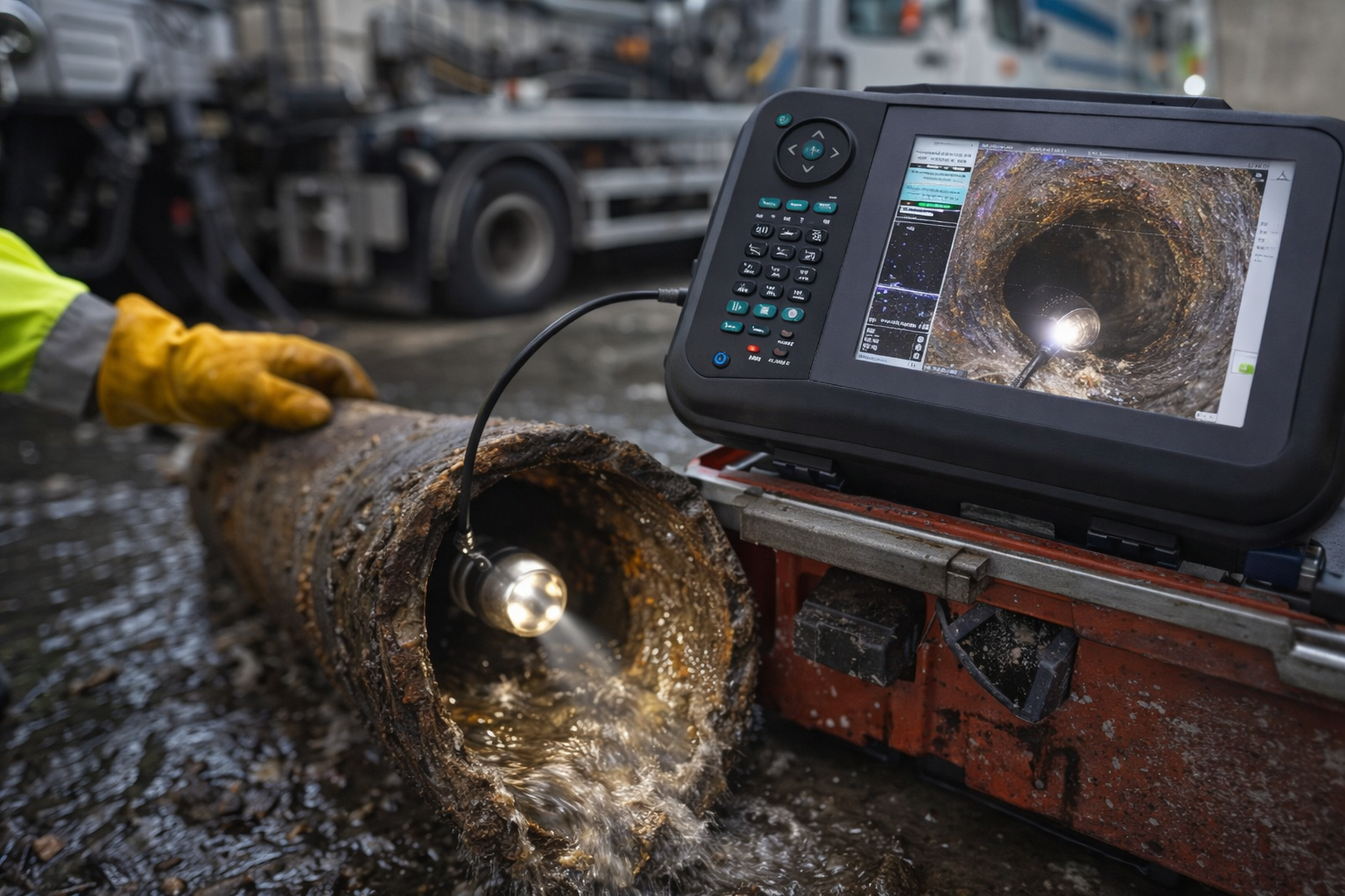 Mezzo per spurgo fosse biologiche