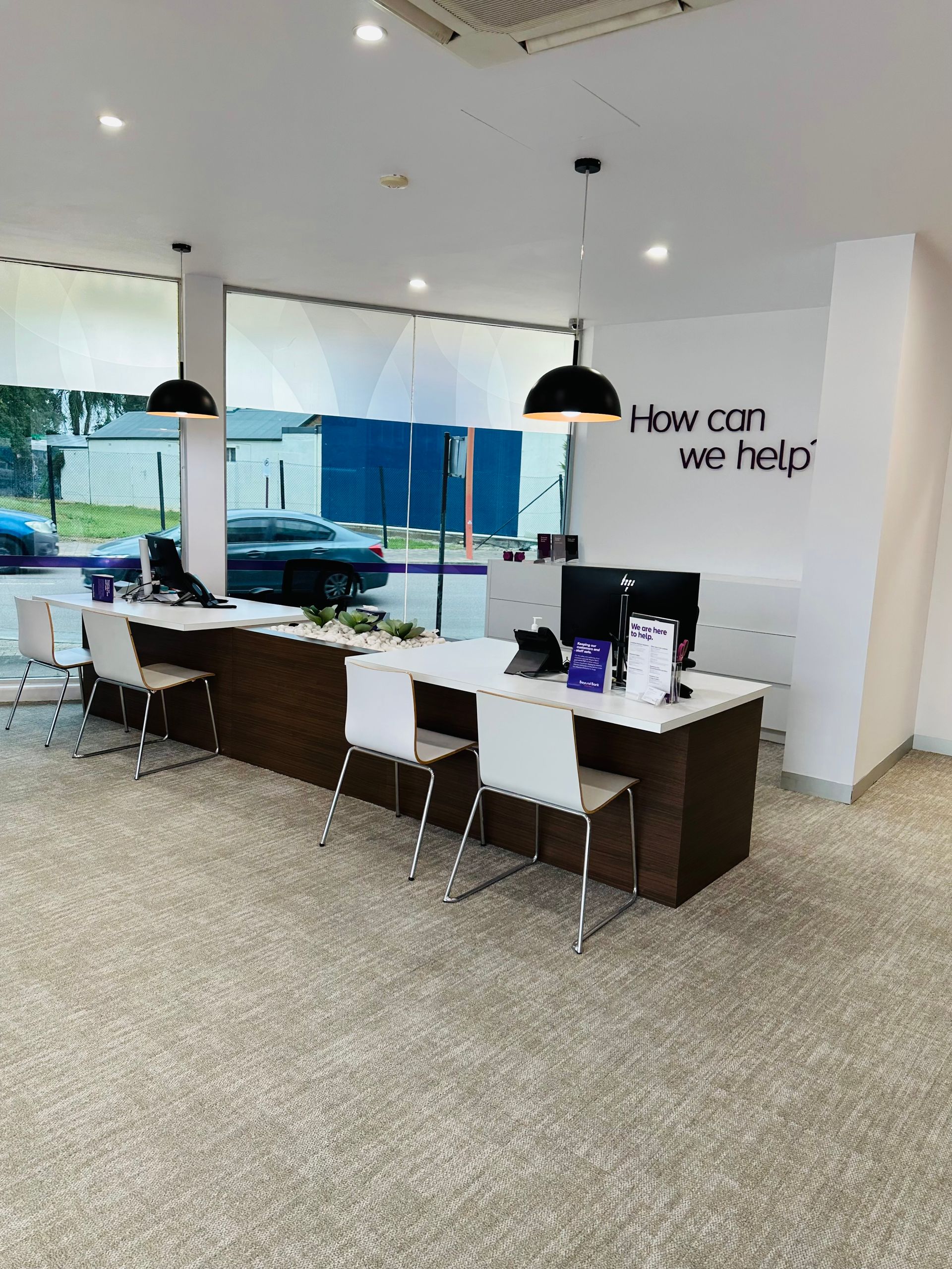 A Reception Area With Tables and Chairs — Nyon Shopfitters in Morisset, NSW