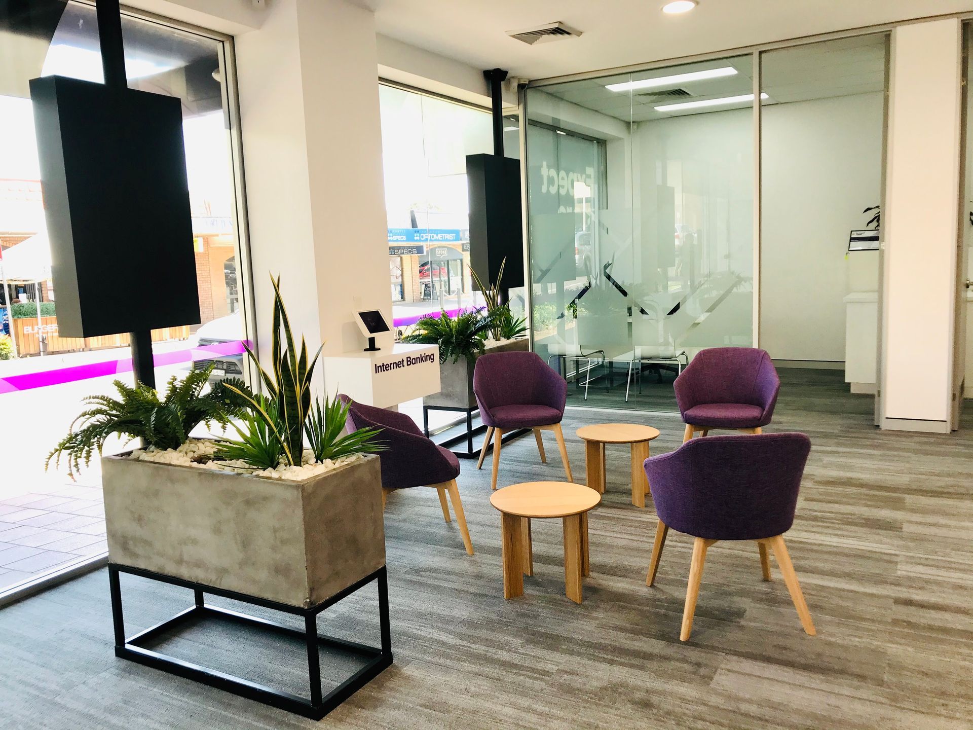 An Office With Chairs and Tables in the Room — Nyon Shopfitters in Morisset, NSW