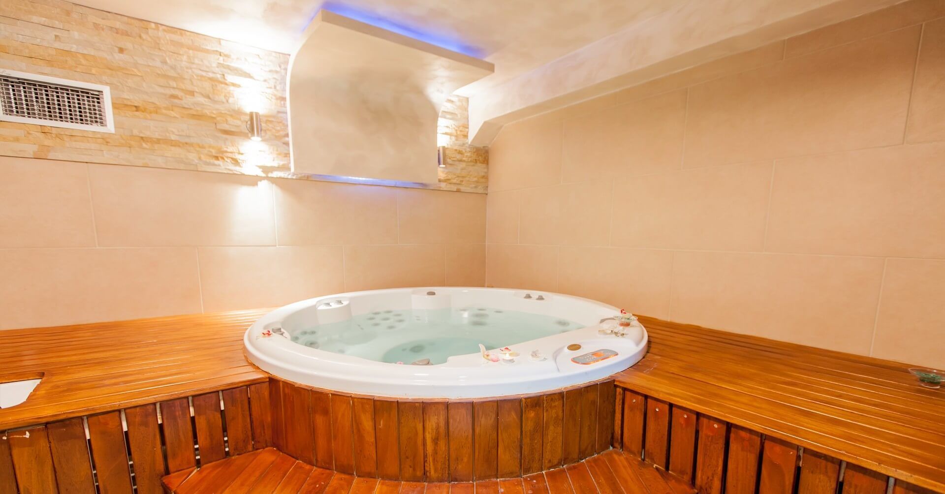 A hot tub in your basement to make your hot tubbing experience more convenient and cozy