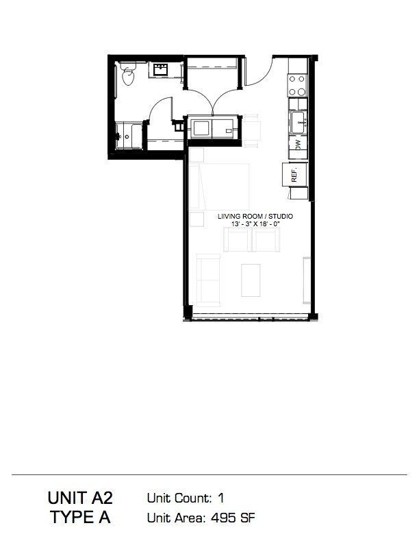 Unit A2 Floor Plan