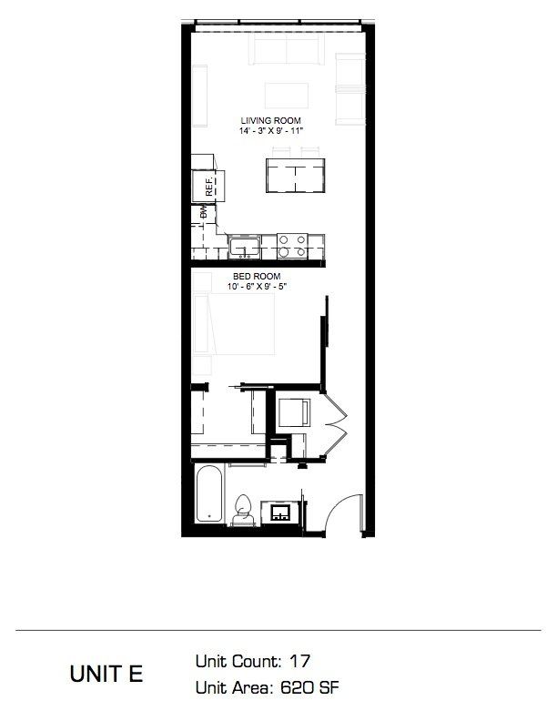 Unit E Floor Plan