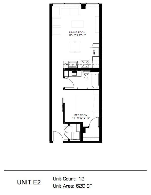 Unit E2 Floor Plan