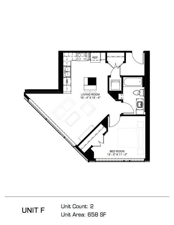 Unit F Floor Plan