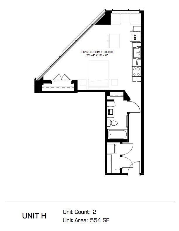 Unit H Floor Plan