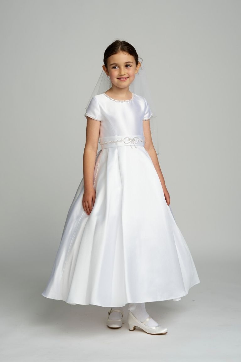 Poinsettia Communion Dress MK2110