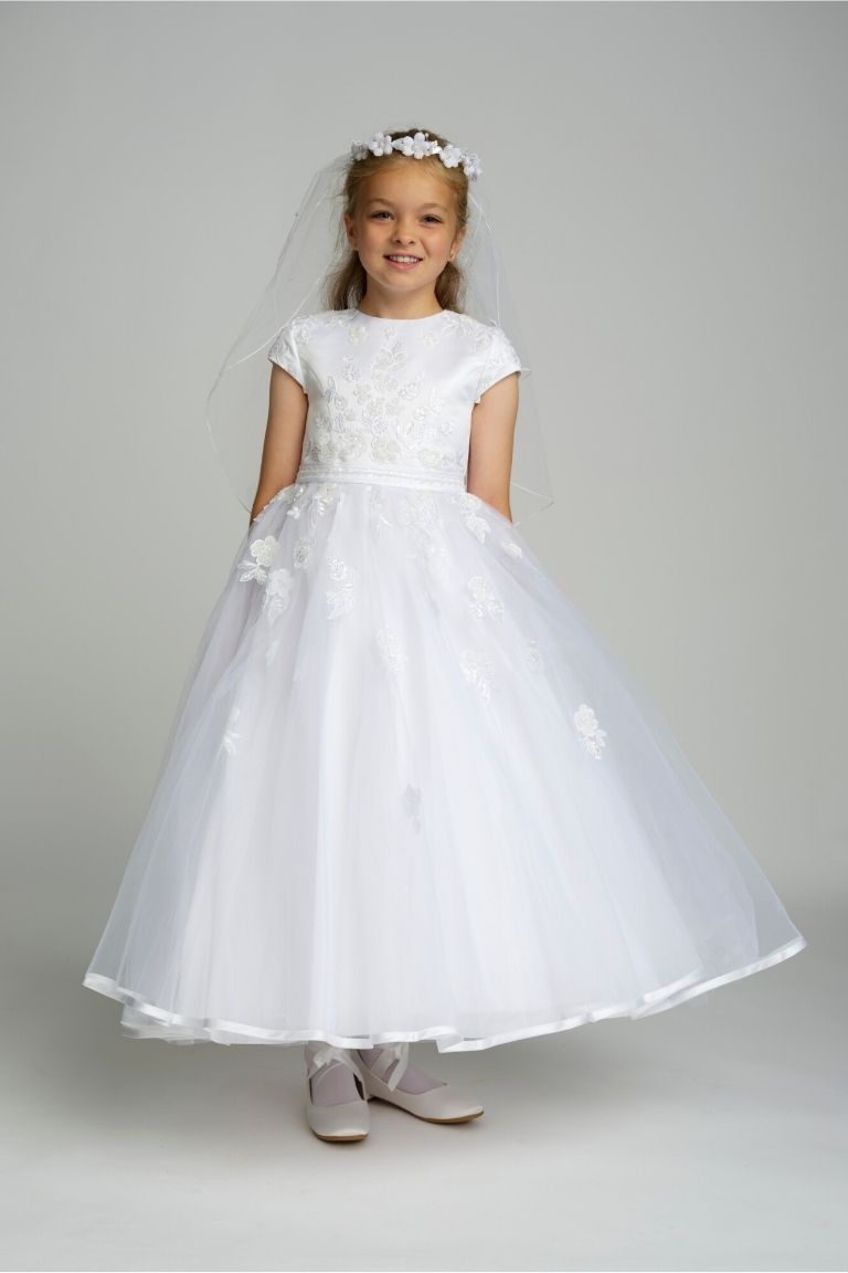 Poinsettia Communion Dress CT5242