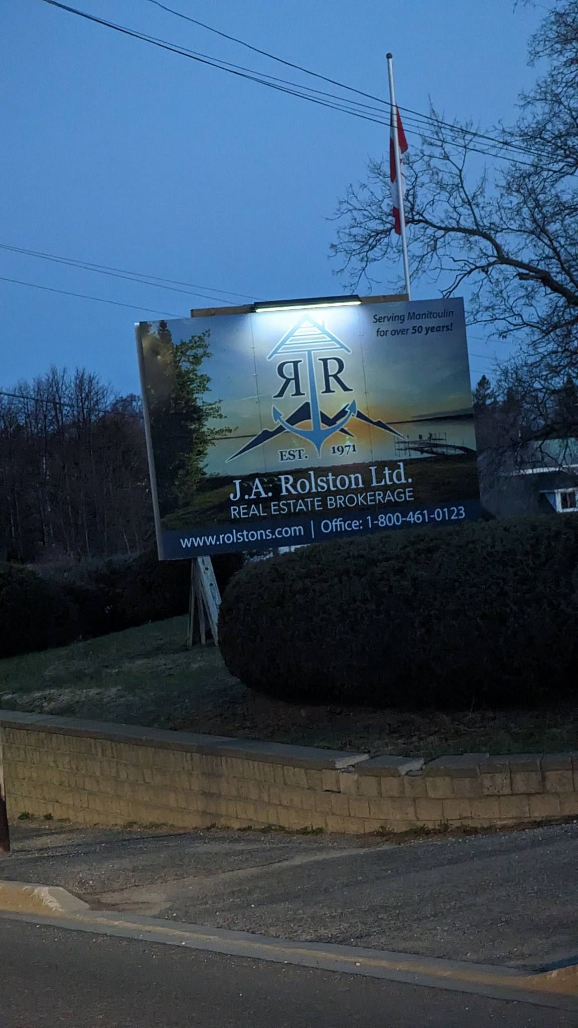 Sign for a business called 