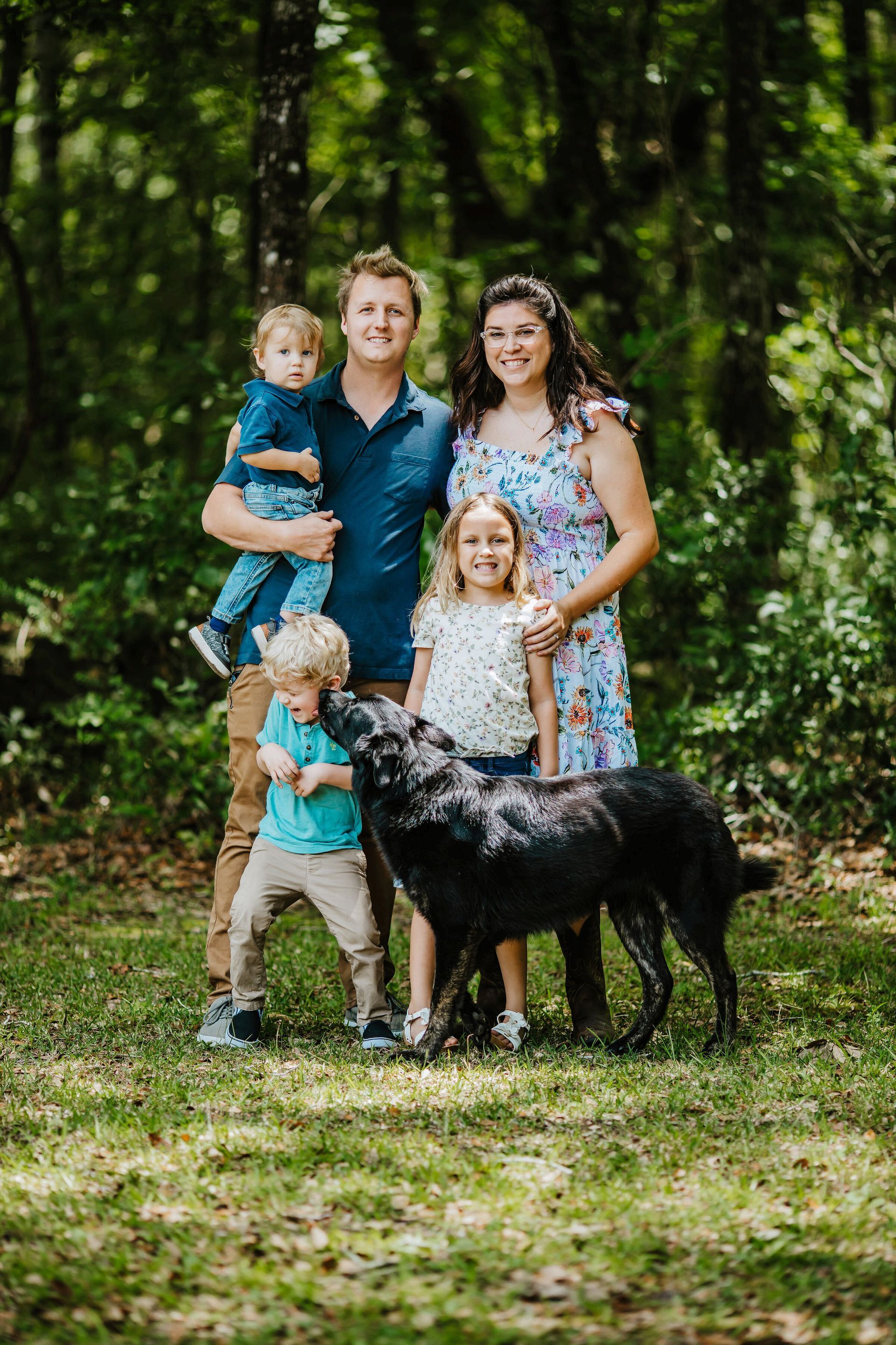 Alexandria and her family circa 2022