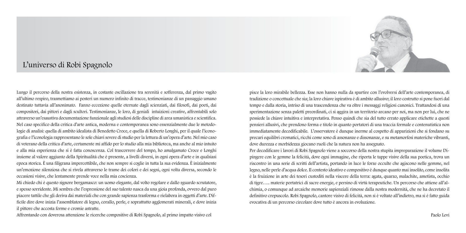 pagina libro opere d'arte