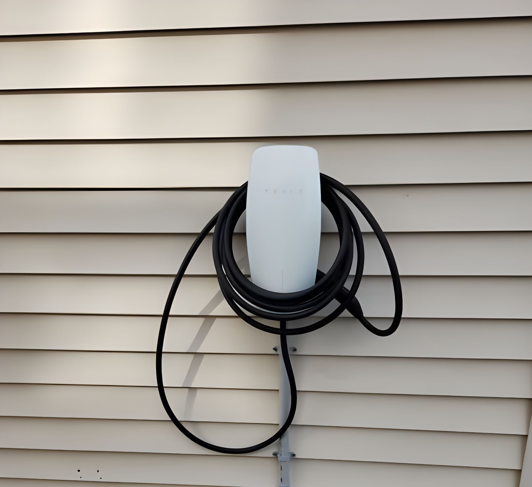 EV charger installed by JDP Electric at a home in Central New Jersey