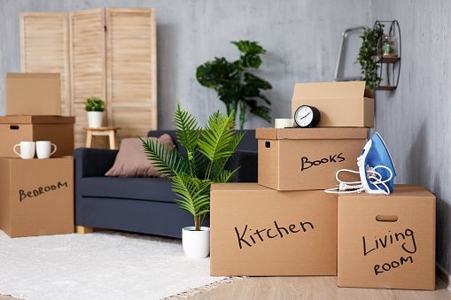 Boxing up your home and preparing to move