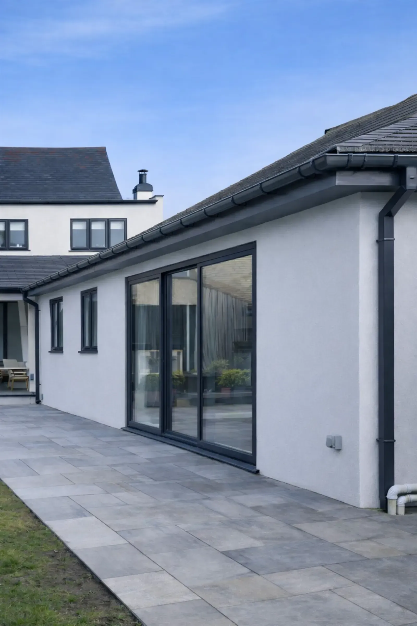 Freshly rendered house exterior in , Rayleigh Essex