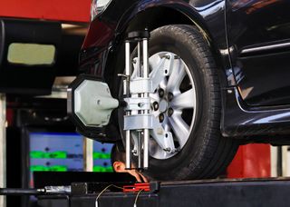 Computerized Wheel Alignment Machine Clamp — Butler, PA — West End Tire & Service