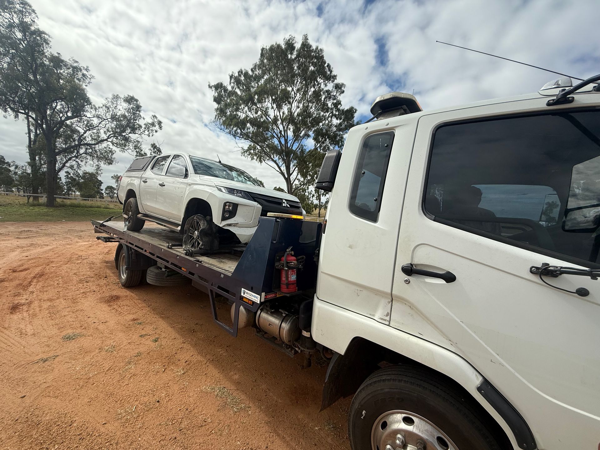 A Truck On A Tow Truck — Rockhampton Towing And Transport in Emerald, QLD